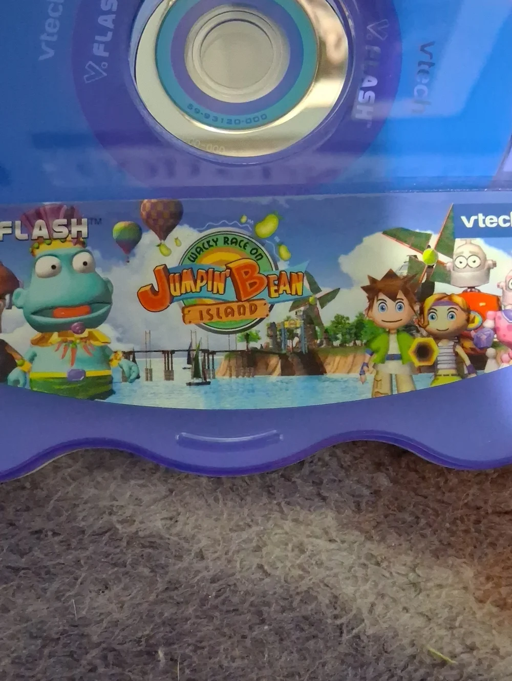 V.Smile V-Flash Purple Blue Kids Educational Gaming System